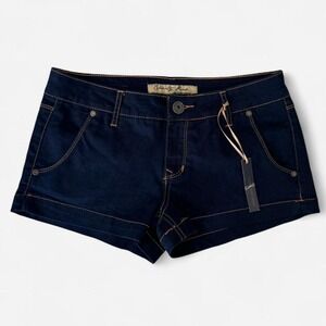 NEW WITH TAGS Celebrity Pink dark blue wash denim shorts